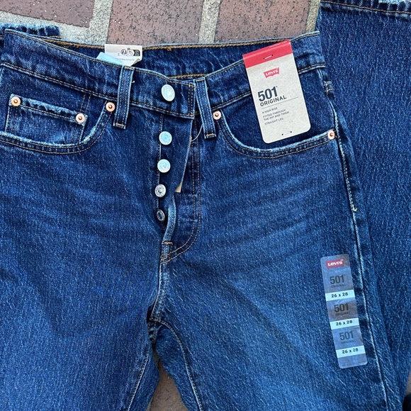 Levi's Dark Blue Denim Pants - Picture 3 of 4